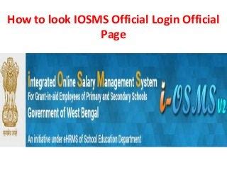 iOSMS salary updation .
